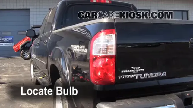 2006 Toyota Tundra SR5 4.7L V8 Crew Cab Pickup Luces Luz de reversa (reemplazar foco)